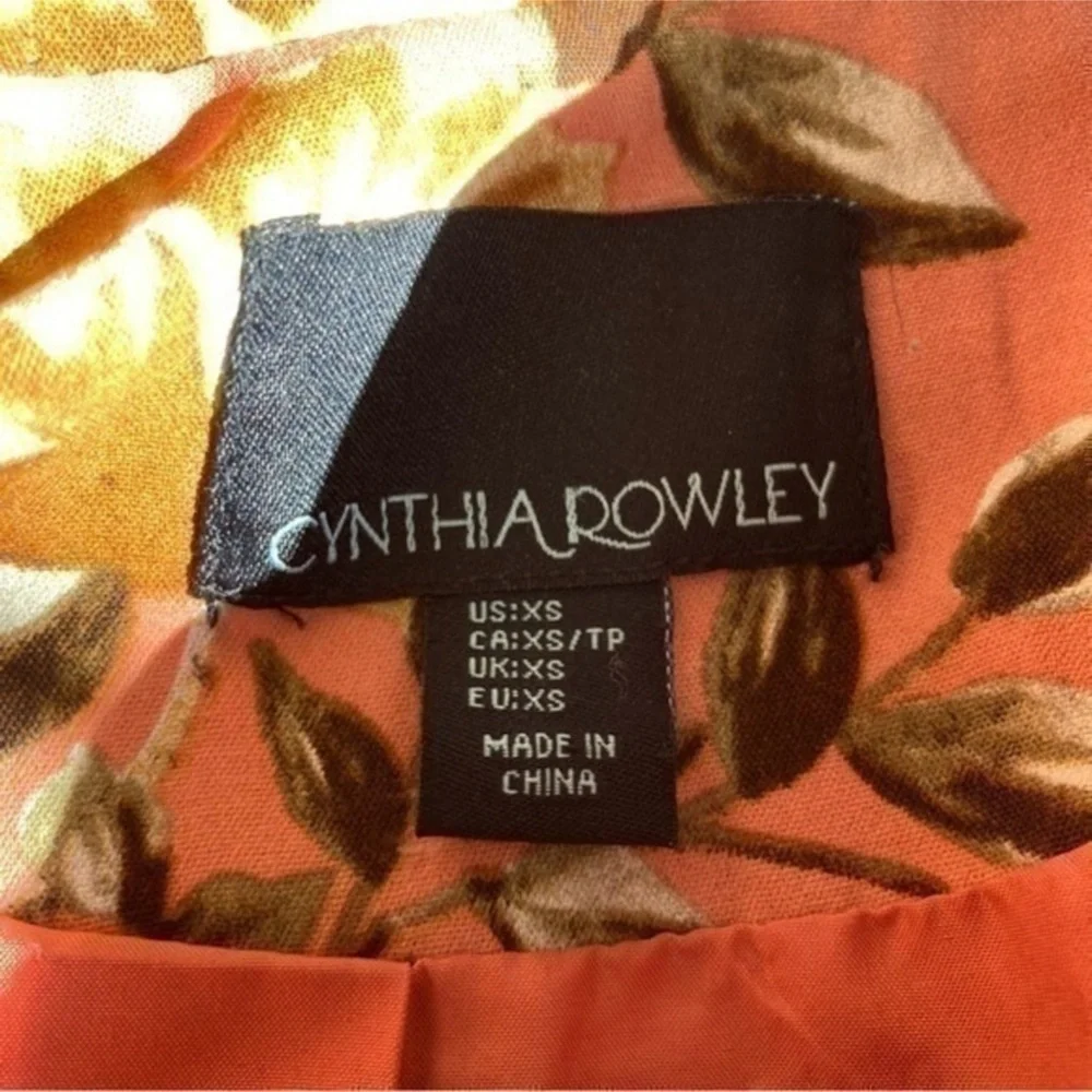 ✨Cynthia Rowley Coral Floral Blazer